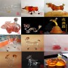 十二生肖定制酒瓶 河北手工艺玻璃瓶 高硼硅耐热酒瓶
