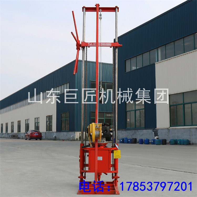 QZ-2CS卷扬机版汽油轻便取样钻机1