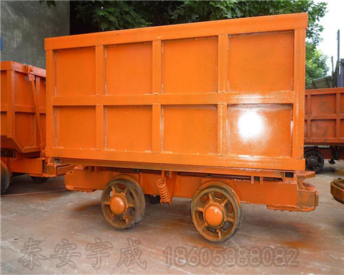 单侧曲轨侧卸式矿车 3