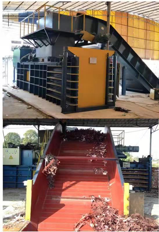 200吨半自动废品打包机 (1)