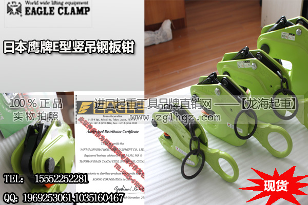 E型竖吊钢板钳大图