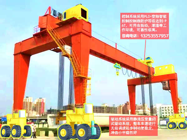 ME130+130-40-12米升高轮胎吊深圳工地 (2)