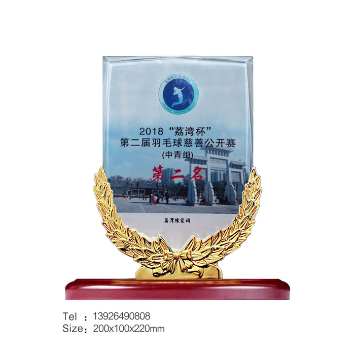 羽毛球慈善公开赛奖杯